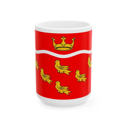 Flag of East Sussex UK - White Coffee Mug-15oz-Go Mug Yourself