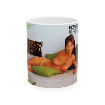 Victoria Vetri #107 - Topless (Vintage Female Icon) White Coffee Mug-11oz-Go Mug Yourself