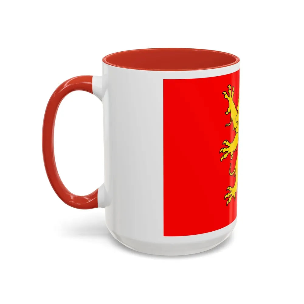 Flag of Aveyron France - Accent Coffee Mug-Go Mug Yourself