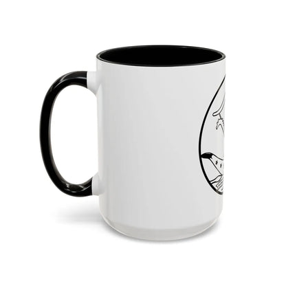 Seal of Dahomey - Accent Coffee Mug-Go Mug Yourself