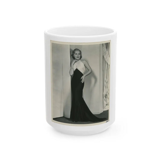 Fay Wray #193 (Vintage Female Icon) White Coffee Mug-15oz-Go Mug Yourself