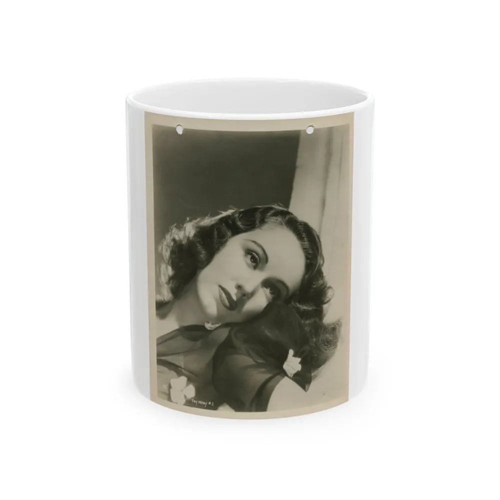 Fay Wray #165 (Vintage Female Icon) White Coffee Mug-11oz-Go Mug Yourself