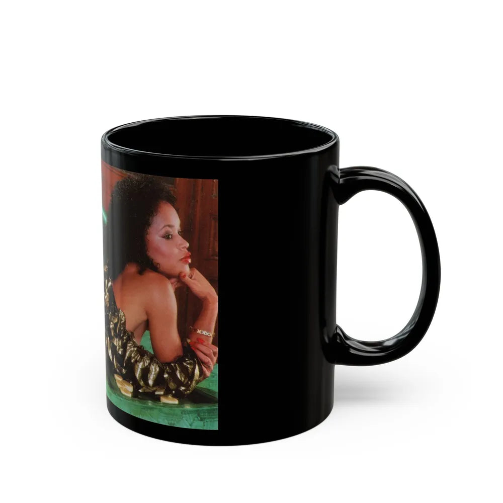 Ola Ray #111 (Vintage Female Icon) Black Coffee Mug-Go Mug Yourself