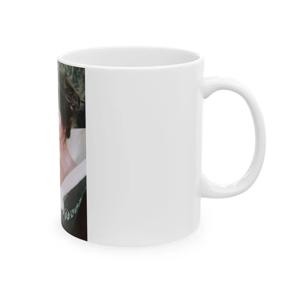 Ingrid Pitt #86 - Topless (Vintage Female Icon) White Coffee Mug-Go Mug Yourself