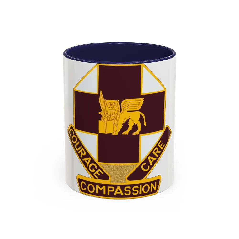 MEDDAC Vicenza US (U.S. Army) Accent Coffee Mug-11oz-Navy-Go Mug Yourself