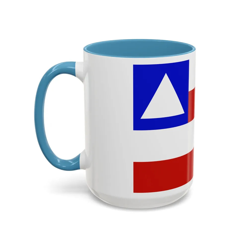 Flag of Bahia Brazil - Accent Coffee Mug-Go Mug Yourself