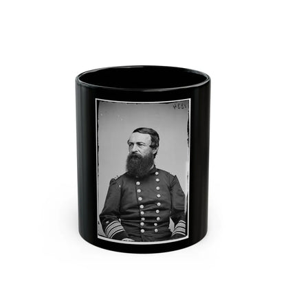 Portrait Of Rear Adm. David D. Porter, Officer Of The Federal Navy (U.S. Civil War) Black Coffee Mug-11oz-Go Mug Yourself