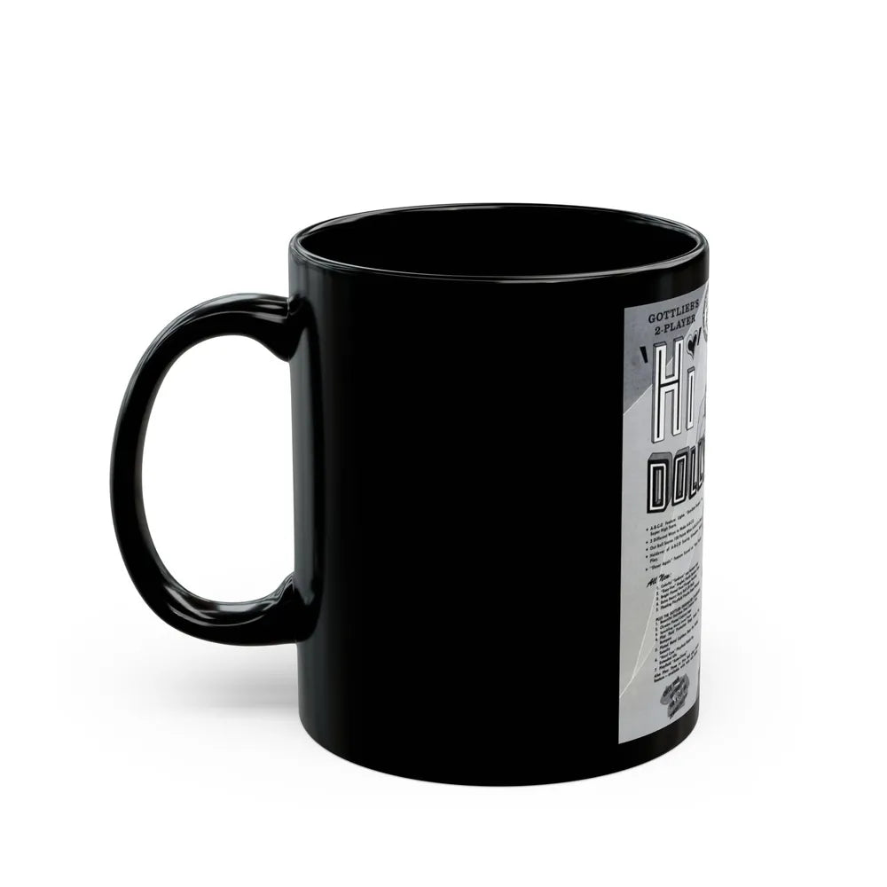 Flipper 1965 (Music Poster) Black Coffee Mug-Go Mug Yourself