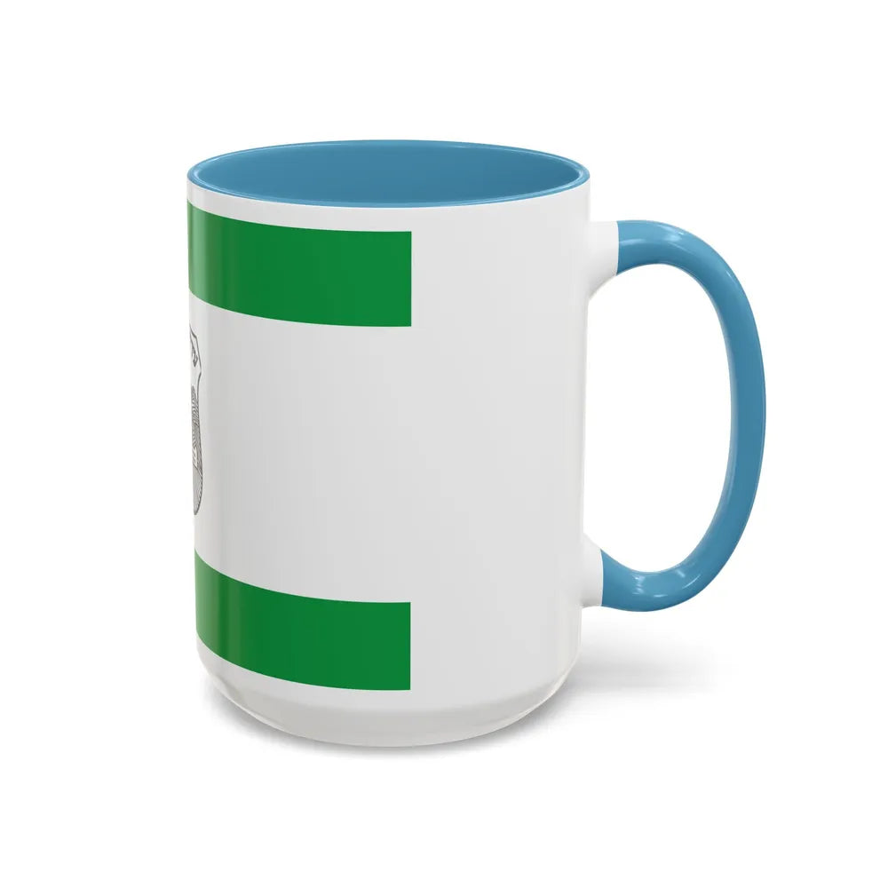 Flag of Givatayim Israel - Accent Coffee Mug-Go Mug Yourself