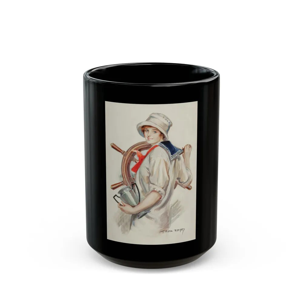 Champion at the Help, 1916 - Black Coffee Mug-15oz-Go Mug Yourself