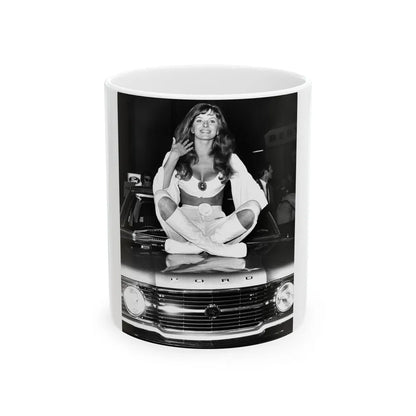 Julie Ege #176 (Vintage Female Icon) White Coffee Mug-11oz-Go Mug Yourself