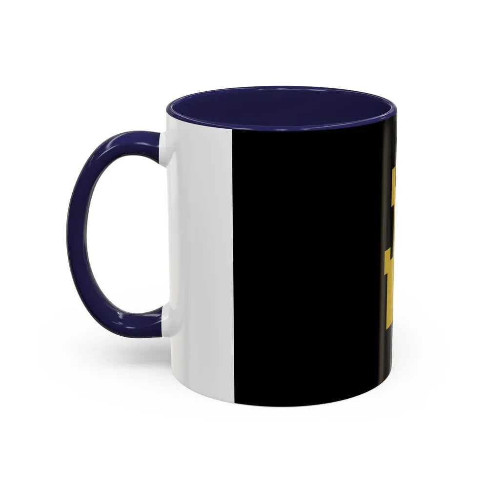 Flag of Finnmark Norway - Accent Coffee Mug-Go Mug Yourself