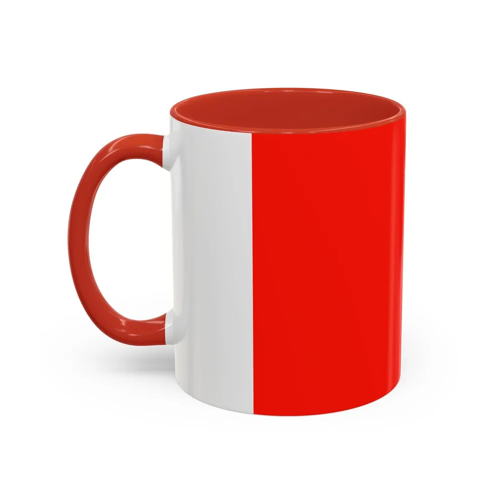 Flag of Catania Italy - Accent Coffee Mug-Go Mug Yourself