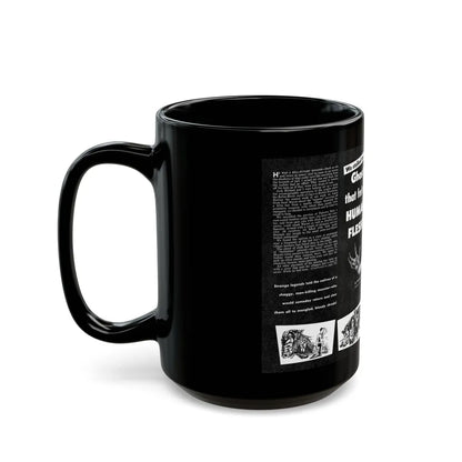 Ghost that fed on Human Flesh, Real Men magazine, December 1958 - Black Coffee Mug-Go Mug Yourself