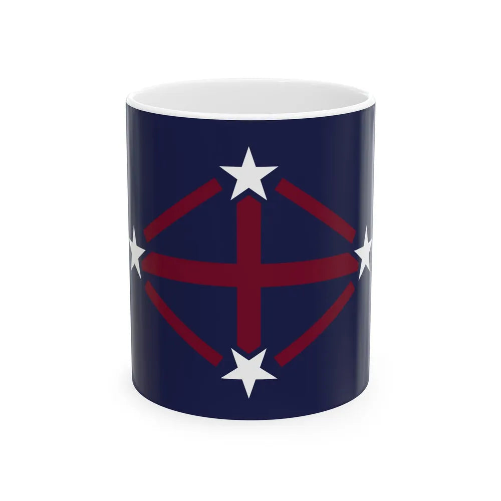 Flag of Imperial Japanese Antarctic Expedition 2 - White Coffee Mug-11oz-Go Mug Yourself