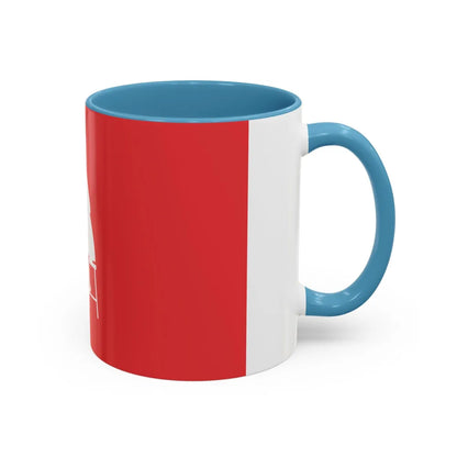 Flag of Horningsea UK - Accent Coffee Mug-Go Mug Yourself