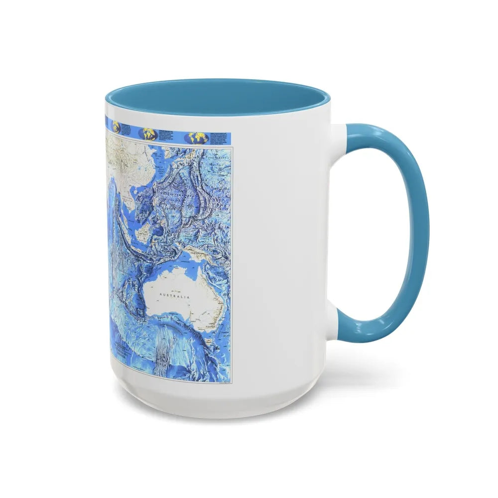 Indian Ocean (1992) (Map) Accent Coffee Mug-Go Mug Yourself