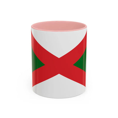 Flag of Bexhill UK - Accent Coffee Mug-11oz-Pink-Go Mug Yourself