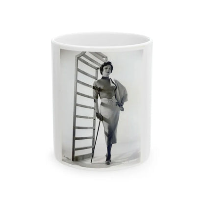 Carol Ohmart #02 (Vintage Female Icon) White Coffee Mug-11oz-Go Mug Yourself