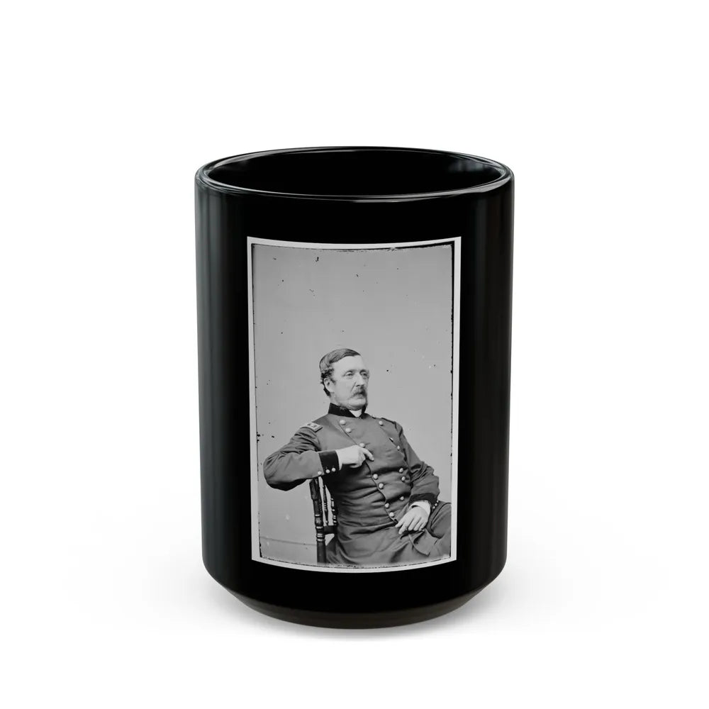 Portrait Of Maj. Gen. William F. Barry, Officer Of The Federal Army (U.S. Civil War) Black Coffee Mug-15oz-Go Mug Yourself