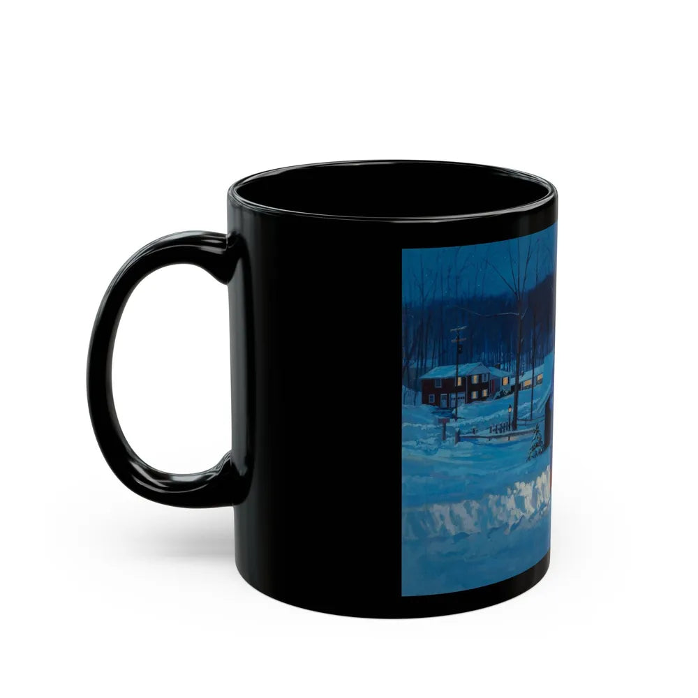 Carolers - Black Coffee Mug-Go Mug Yourself