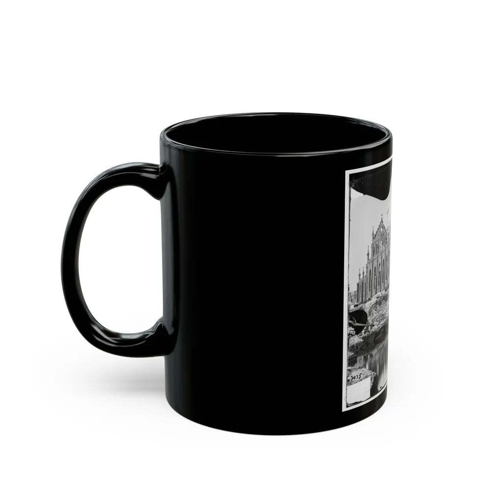 Charleston, S.C. Cathedral Of St. John And St. Finbar; Another View (U.S. Civil War) Black Coffee Mug-Go Mug Yourself