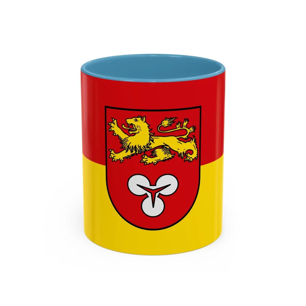 Flag of Hannover Germany - Accent Coffee Mug-11oz-Light Blue-Go Mug Yourself