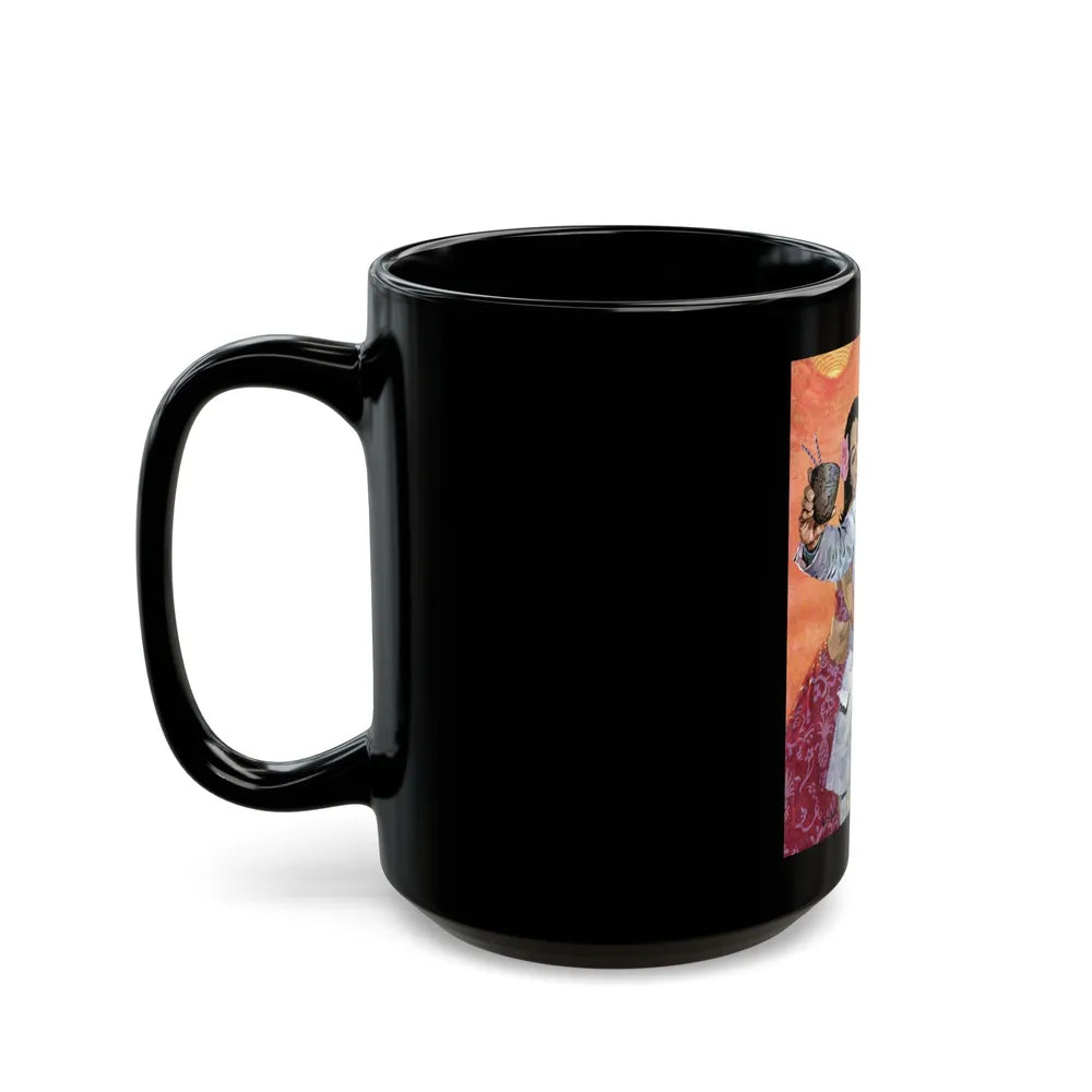 Botts in the Islands, The Saturday Evening Post, January 28, 1961 - Black Coffee Mug-Go Mug Yourself