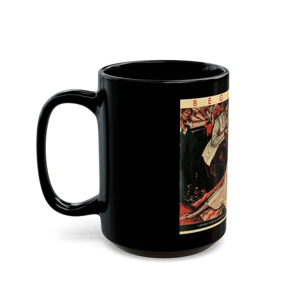 Continental Love, 1933 - Black Coffee Mug-Go Mug Yourself