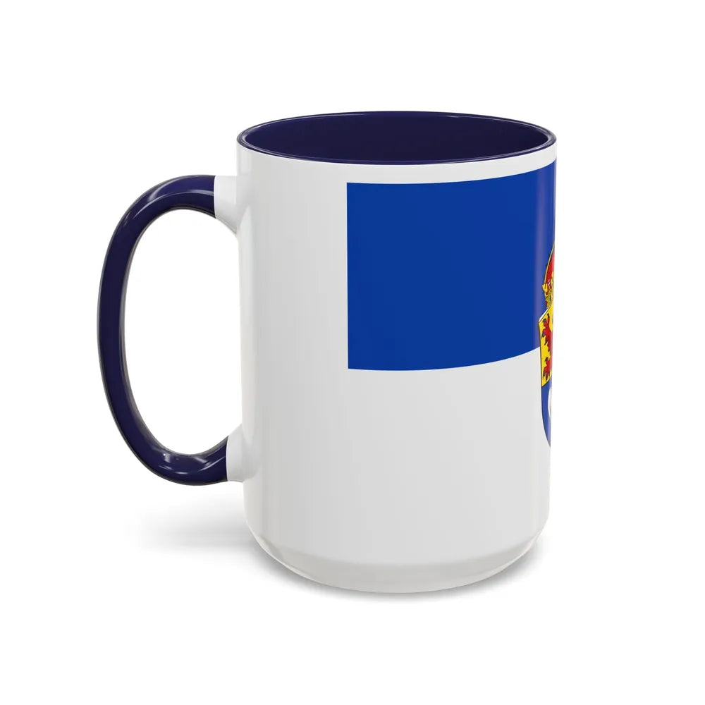 Flag of Darmstadt Germany - Accent Coffee Mug-Go Mug Yourself