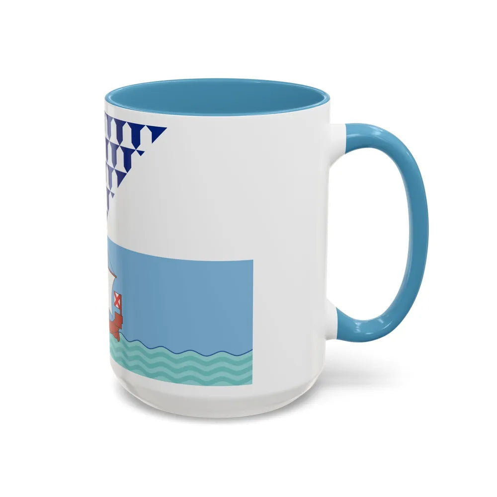 Flag of Belfast Ireland - Accent Coffee Mug-Go Mug Yourself