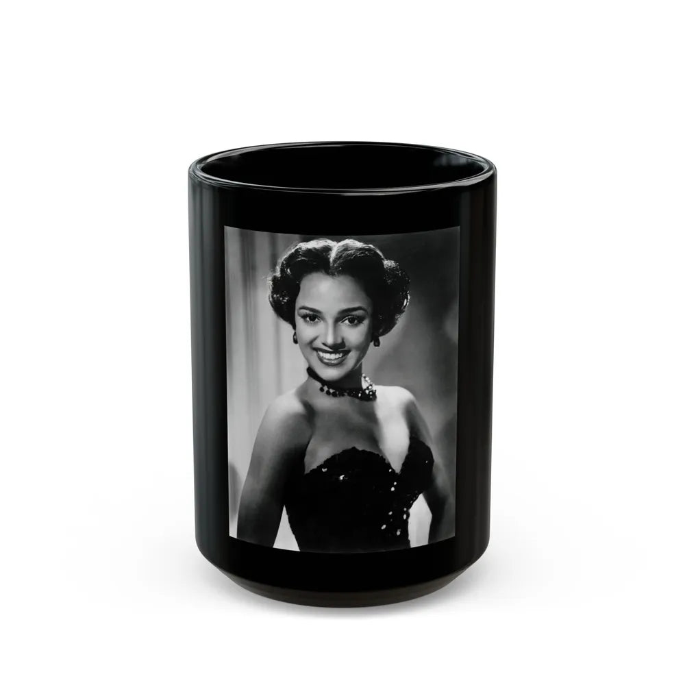 Dorothy Dandridge #48 (Vintage Female Icon) Black Coffee Mug-15oz-Go Mug Yourself