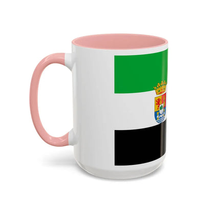 Flag of Extremadura Spain - Accent Coffee Mug-Go Mug Yourself