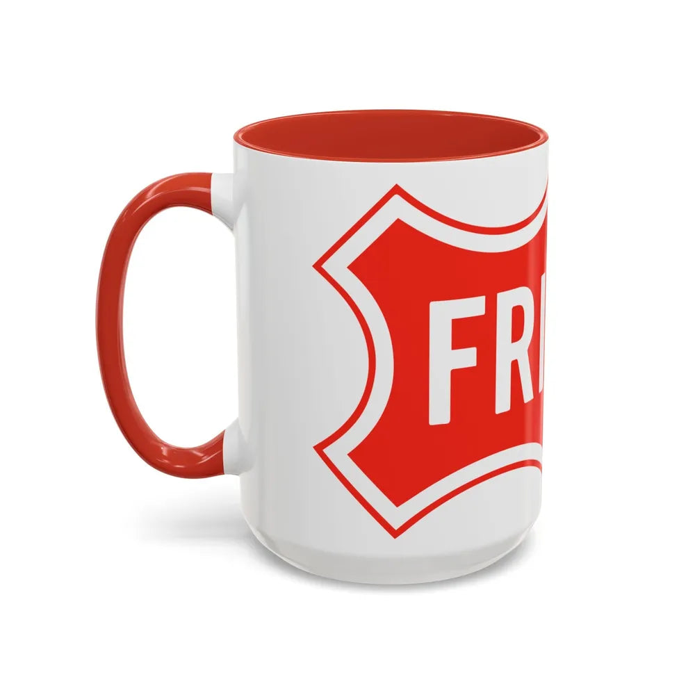 Seal of Frisco Texas - Accent Coffee Mug-Go Mug Yourself