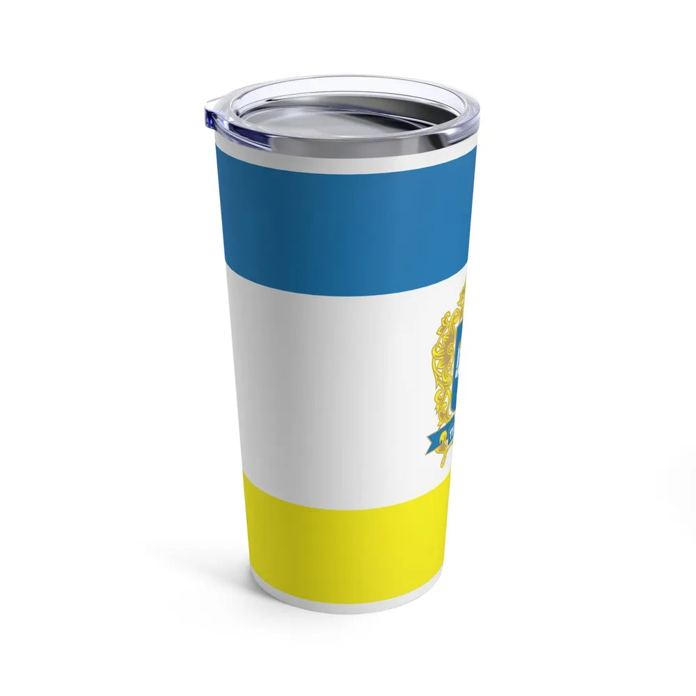 Flag of Ternopil Ukraine - Tumbler 20oz-Go Mug Yourself