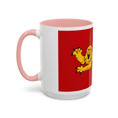 Flag of Aquitaine France - Accent Coffee Mug-Go Mug Yourself