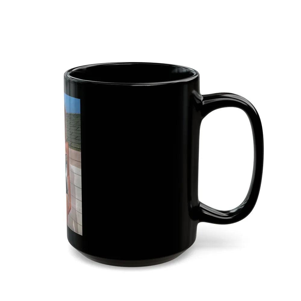 Eve Meyer #11 (Vintage Female Icon) Black Coffee Mug-Go Mug Yourself