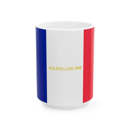 5e regiment dhelicopteres de combat - drapeau (France) White Coffee Mug 15oz - Go Mug Yourself