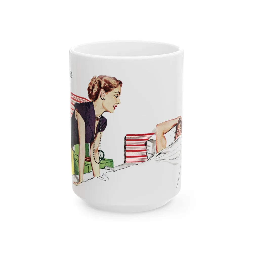 Collier's magazine illustration_1 - White Coffee Mug-15oz-Go Mug Yourself