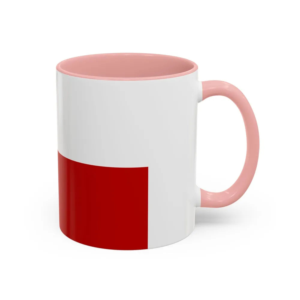 Flag of Gaeta Italy - Accent Coffee Mug-Go Mug Yourself