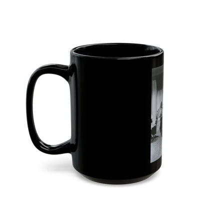 Julie Newmar #91 (Vintage Female Icon) Black Coffee Mug-Go Mug Yourself