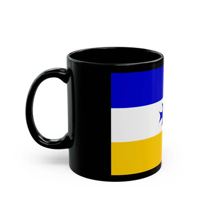 Flag of Mapuche - Black Coffee Mug-Go Mug Yourself