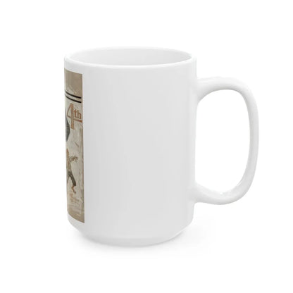 Fourth of July, The Saturday Evening Post, July 1, 1911 - White Coffee Mug-Go Mug Yourself