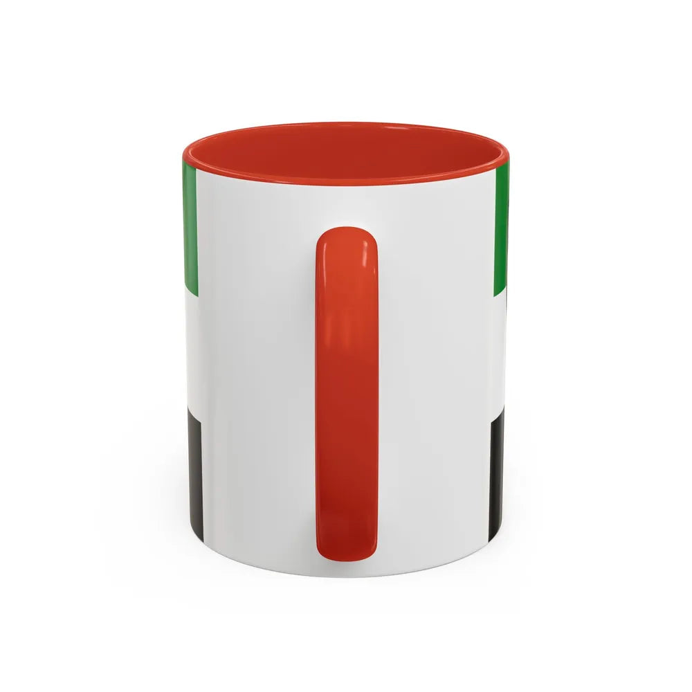 Flag of Ahrweiler Germany - Accent Coffee Mug-Go Mug Yourself