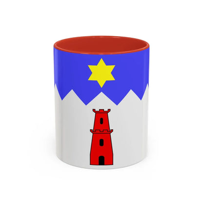 Flag of Gharb Malta - Accent Coffee Mug-11oz-Red-Go Mug Yourself