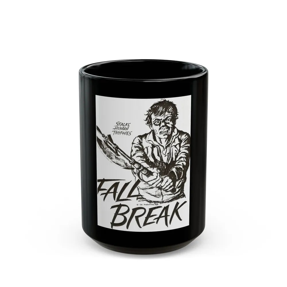 FALL BREAK (THE MUTILATOR) 2 1984 Movie Poster - Black Coffee Mug-15oz-Go Mug Yourself