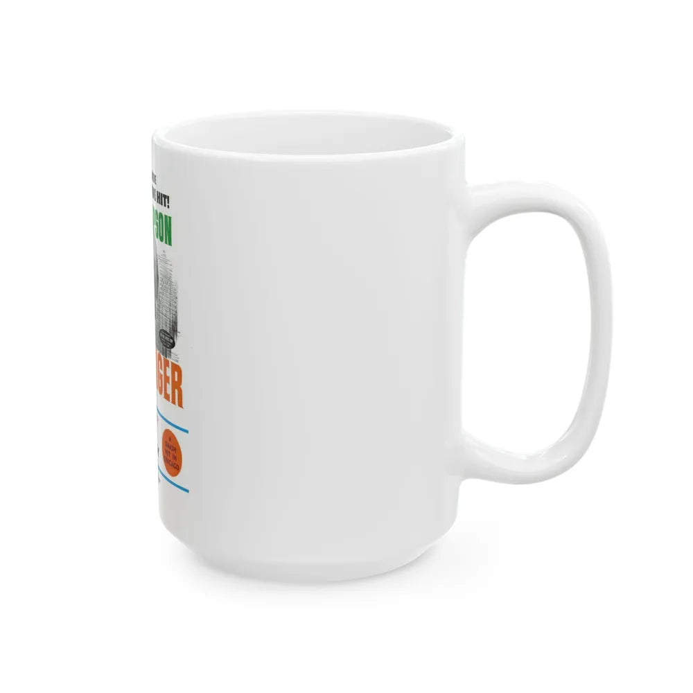 Sue Thompson 1964 (Music Poster) White Coffee Mug-Go Mug Yourself