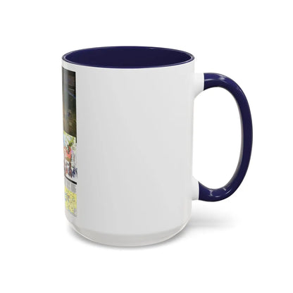 Caspian Sea (1999) (Map) Accent Coffee Mug-Go Mug Yourself