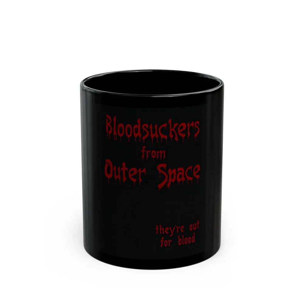 BLOODSUCKERS FROM OUTER SPACE 1984 Movie Poster - Black Coffee Mug-11oz-Go Mug Yourself