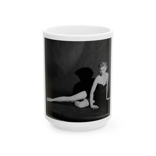 Carol Ohmart #29 (Vintage Female Icon) White Coffee Mug-15oz-Go Mug Yourself